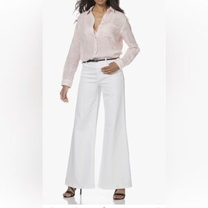 Rails Women’s Ellis gauze button up shirt size medium rose cheetah print